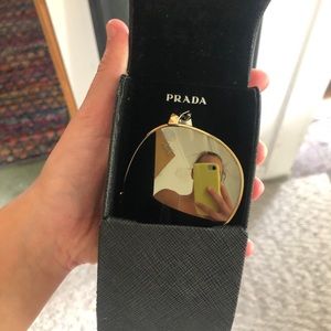 Authentic Metal Aviator Prada Sunglasses